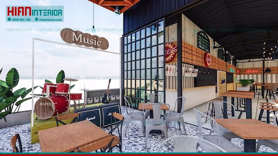 Báo Giá Xây Khu Ẩm Thực Foodcourt