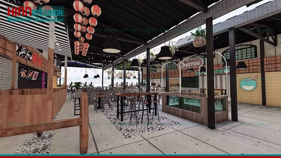 Báo Giá Xây Khu Ẩm Thực Foodcourt