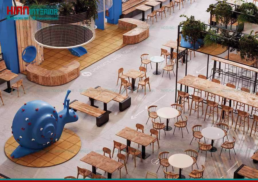 Thiết Kế Thi Công Khu Ẩm Thực Foodcourt