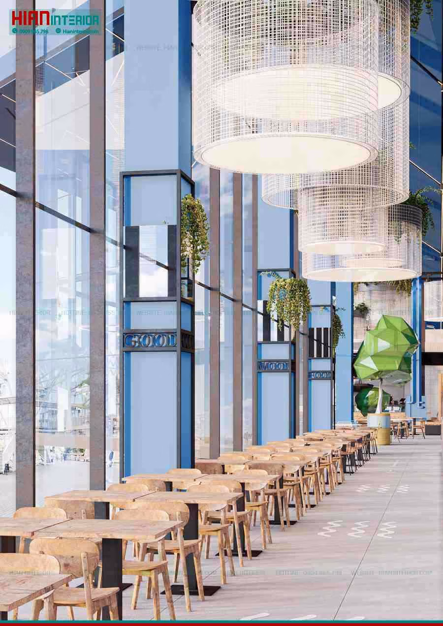 Thiết Kế Thi Công Khu Ẩm Thực Foodcourt