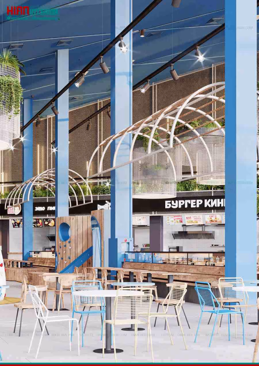 Thiết Kế Thi Công Khu Ẩm Thực Foodcourt