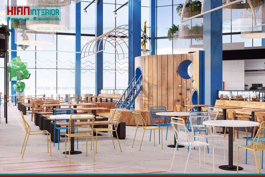 Thiết Kế Thi Công Khu Ẩm Thực Foodcourt
