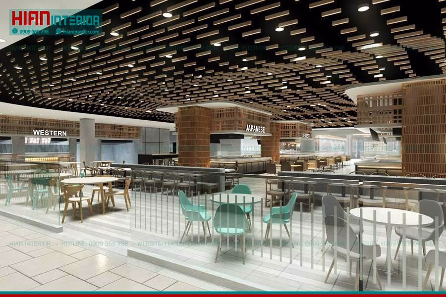 Khu Ẩm Thực Foodcourt Hiện Đại