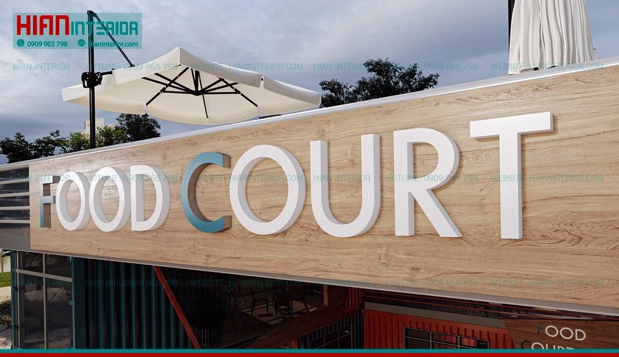 Khu Ẩm Thực Foodcourt Đẹp