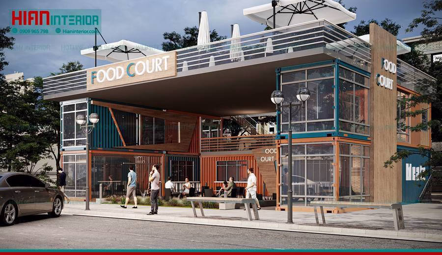 Khu Ẩm Thực Foodcourt Đẹp