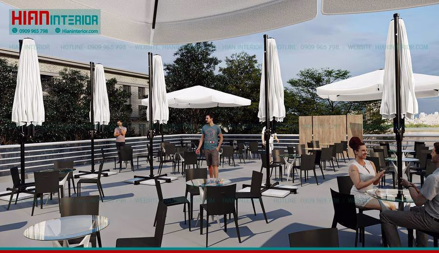 Khu Ẩm Thực Foodcourt Đẹp
