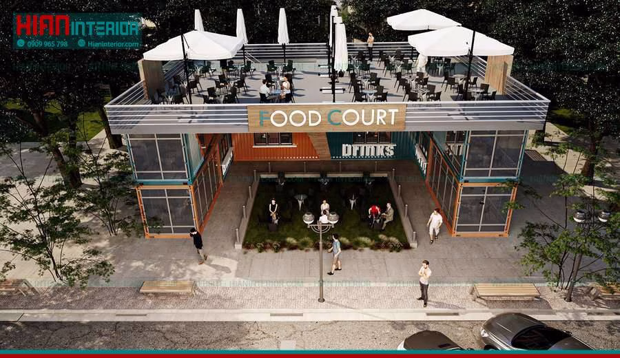 Khu Ẩm Thực Foodcourt Đẹp