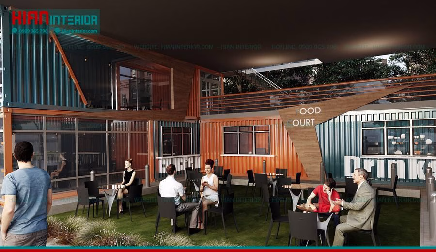 Khu Ẩm Thực Foodcourt Đẹp