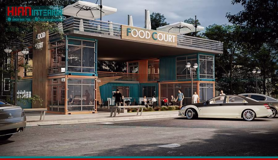 Khu Ẩm Thực Foodcourt Đẹp