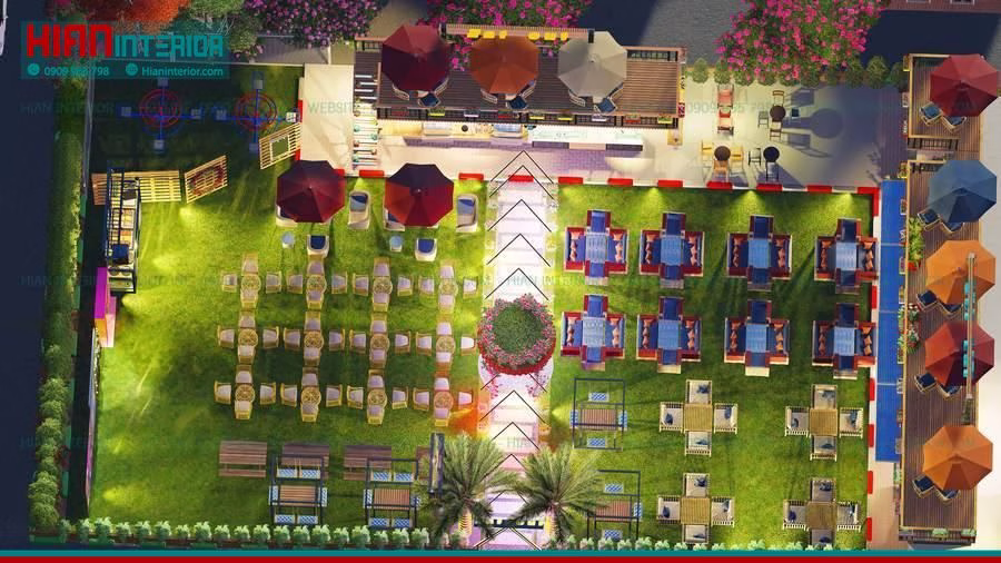 Khu Ẩm Thực Foodcourt Độc Đáo