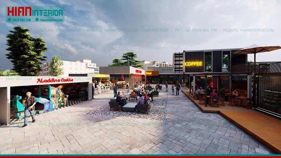 Khu Ẩm Thực Foodcourt Ấn Tượng