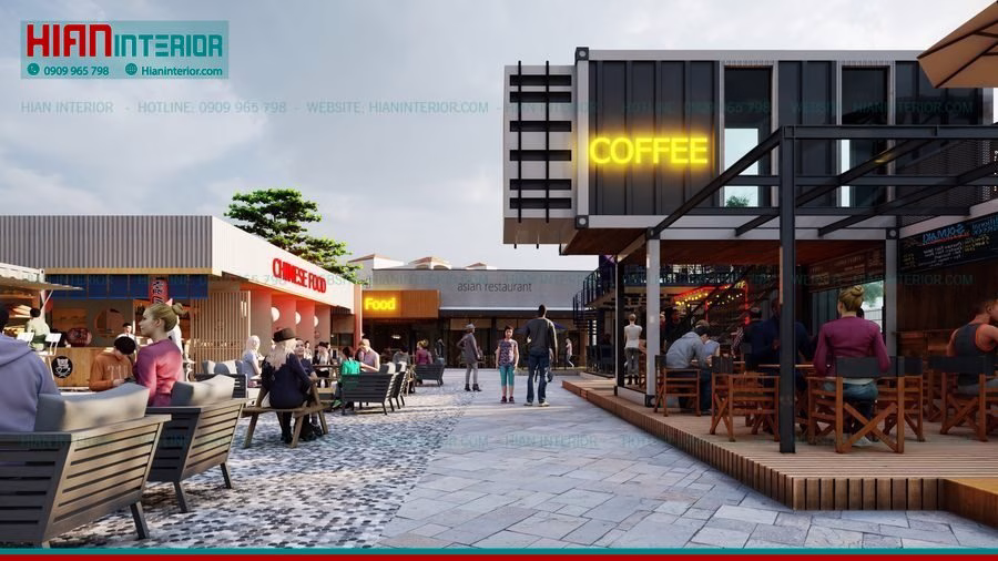 Khu Ẩm Thực Foodcourt Ấn Tượng