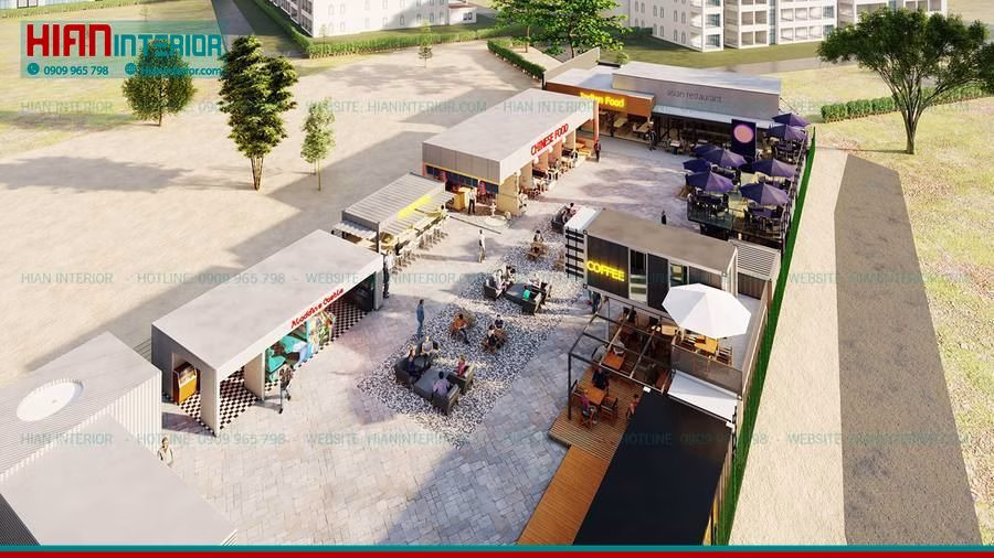 Khu Ẩm Thực Foodcourt Ấn Tượng