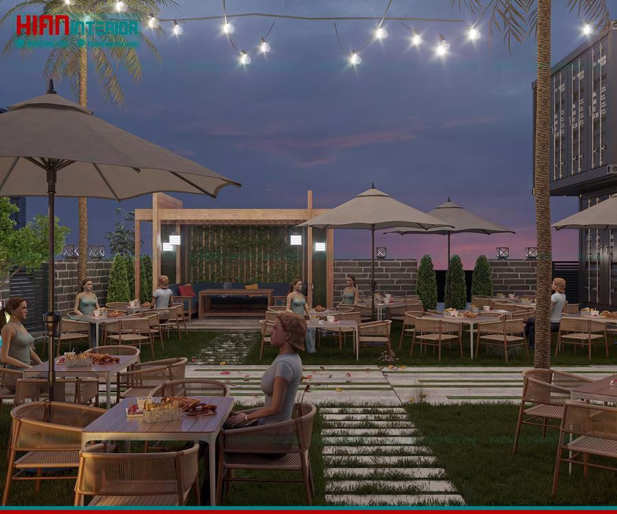 Khu Ẩm Thực Foodcourt Thoáng Đẹp