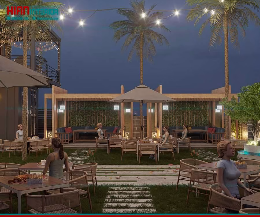 Khu Ẩm Thực Foodcourt Thoáng Đẹp