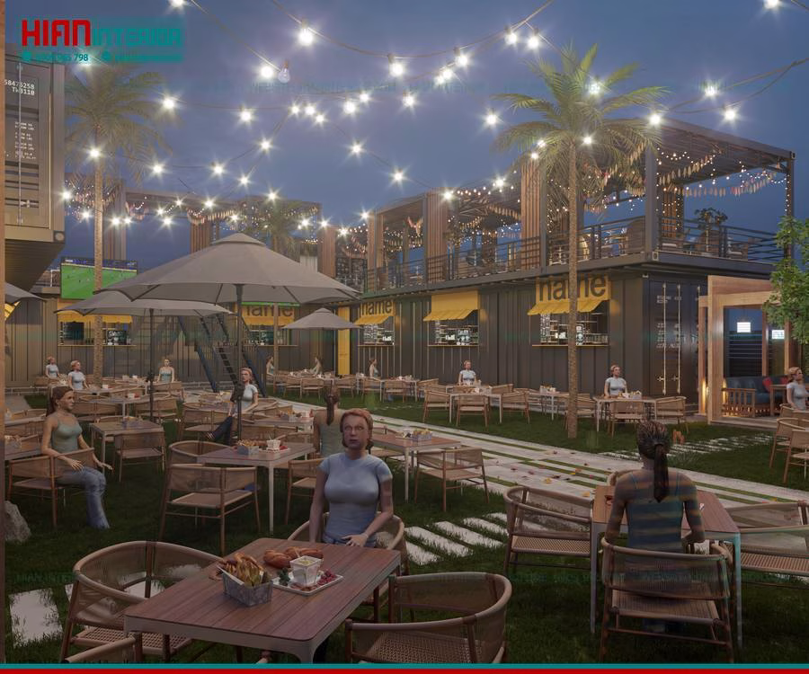 Khu Ẩm Thực Foodcourt Thoáng Đẹp