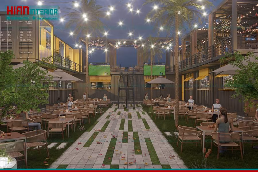 Khu Ẩm Thực Foodcourt Thoáng Đẹp