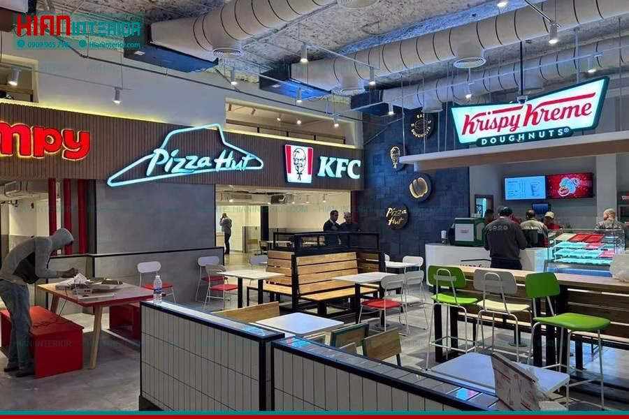 Khu Ẩm Thực Foodcourt Cho Khu Du Lịch
