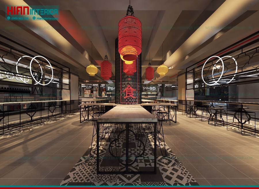 Thiết Kế Foodcourt Hiện Đại