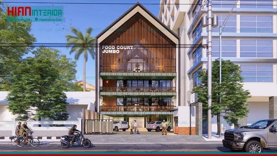Thi Công Foodcourt Hiện Đại