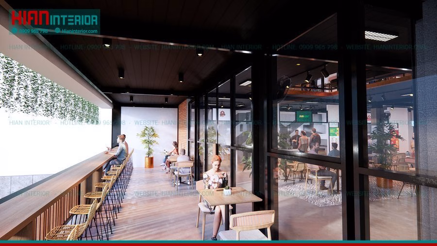 Thi Công Foodcourt Hiện Đại