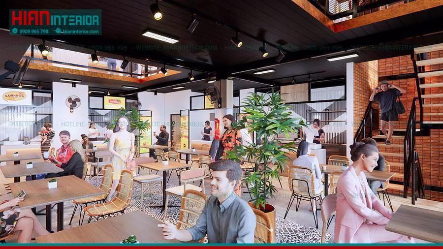 Thi Công Foodcourt Hiện Đại