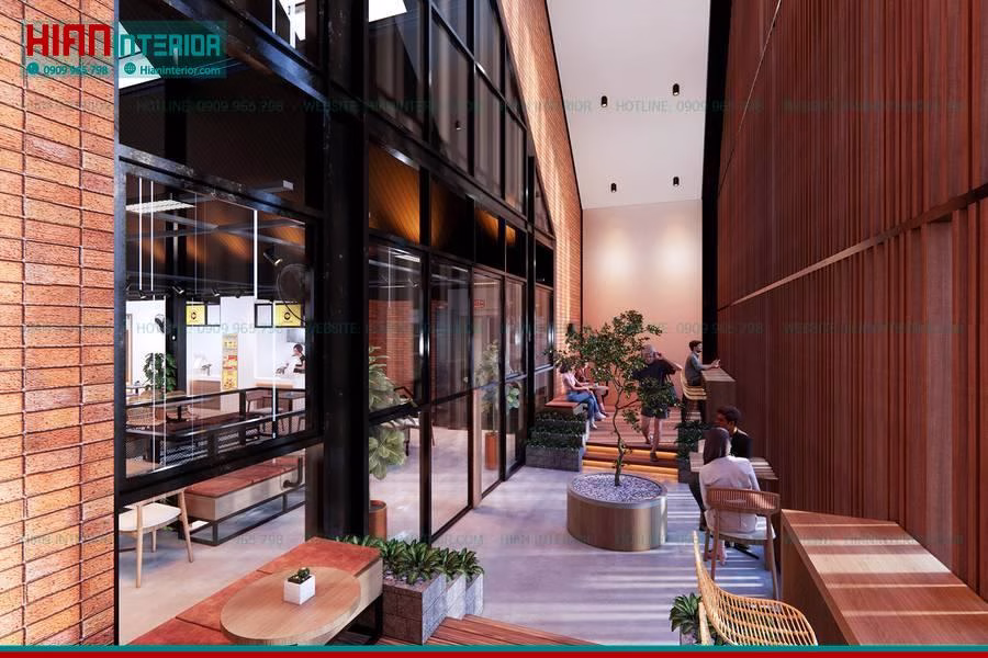 Thi Công Foodcourt Hiện Đại