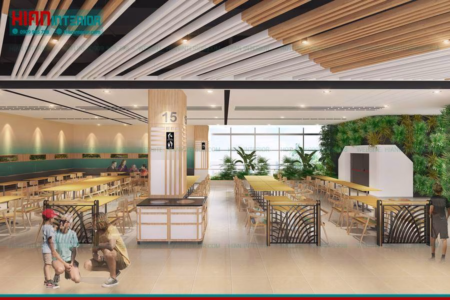 Foodcourt Sang Trọng Ấn Tượng