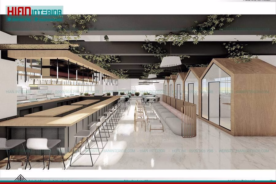Foodcourt Tối Ưu Không Gian