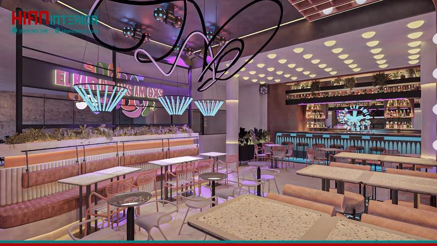 Lounge Bar Phong Cách Luxury