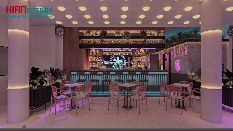 Lounge Bar Phong Cách Luxury