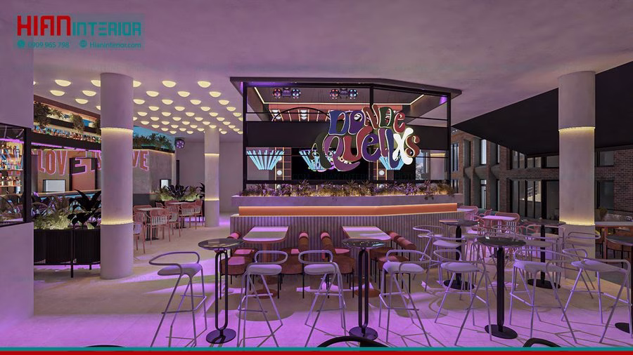 Lounge Bar Phong Cách Luxury