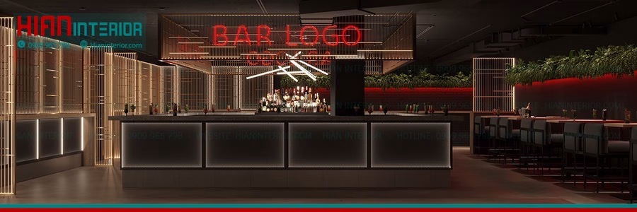 Thiết Kế Lounge Bar Sang Trọng