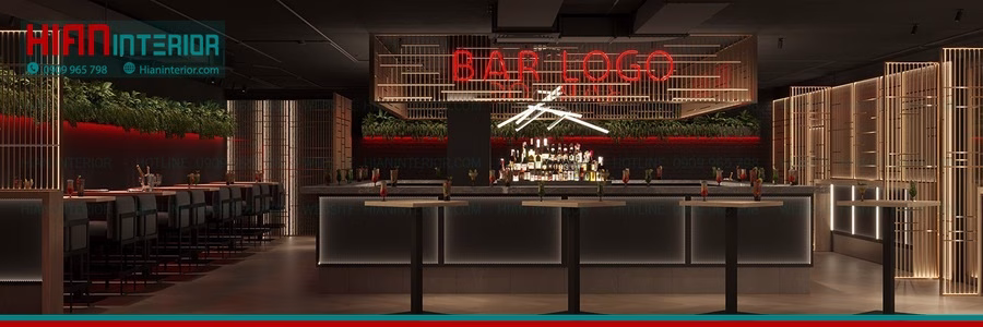 Thiết Kế Lounge Bar Sang Trọng
