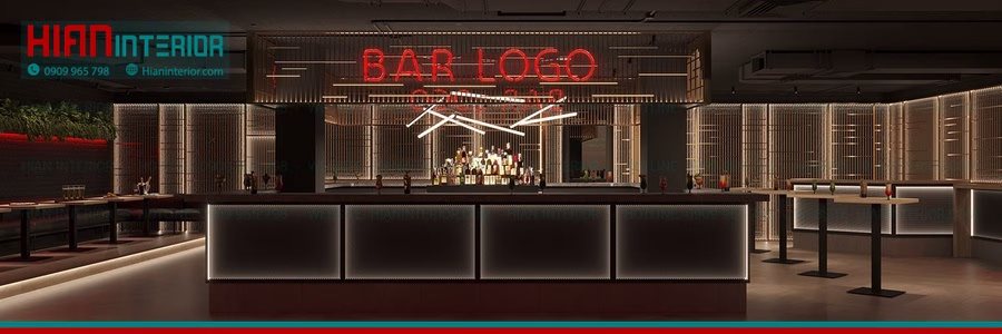 Thiết Kế Lounge Bar Sang Trọng