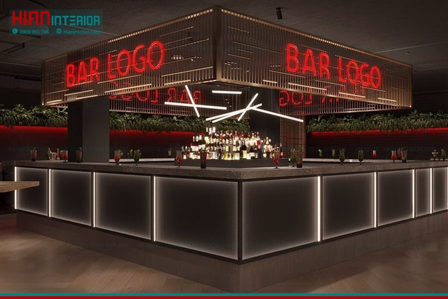 Thiết Kế Lounge Bar Sang Trọng