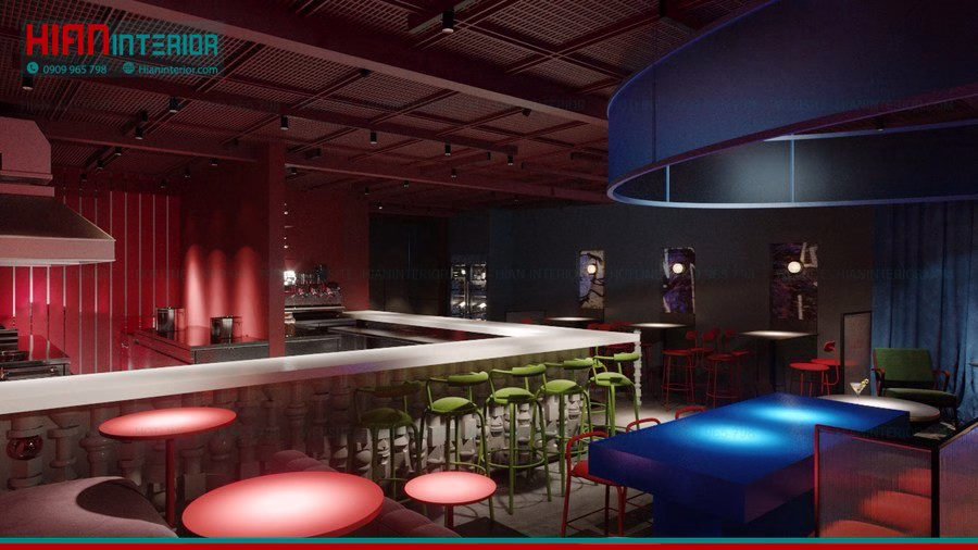 Thi Công Lounge Bar Đẹp