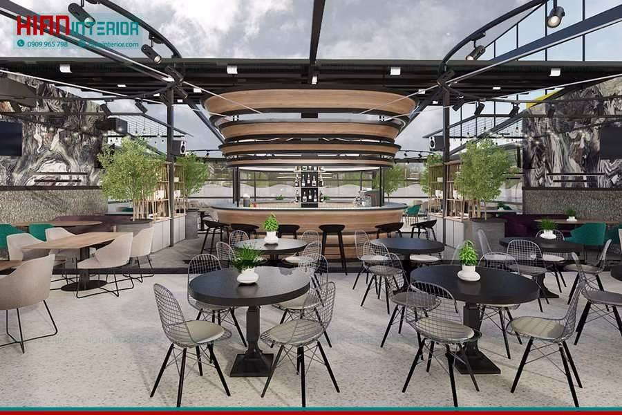 Thi Công Lounge Bar Hiện Đại