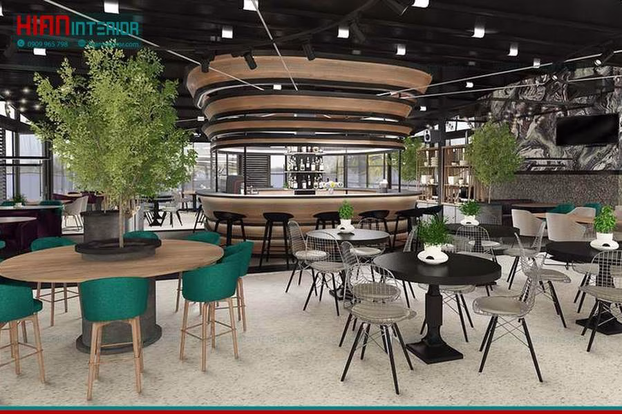 Thi Công Lounge Bar Hiện Đại