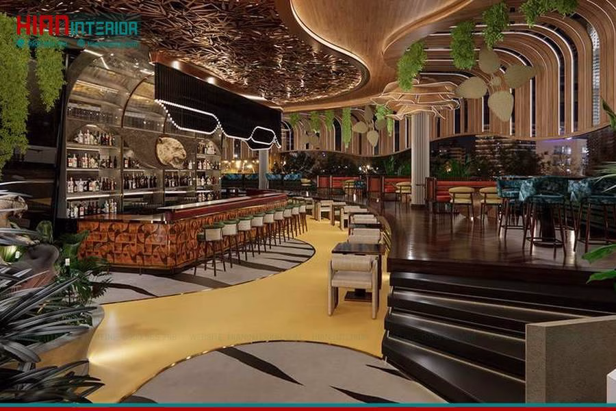 Mẫu Lounge Bar Hiện Đại