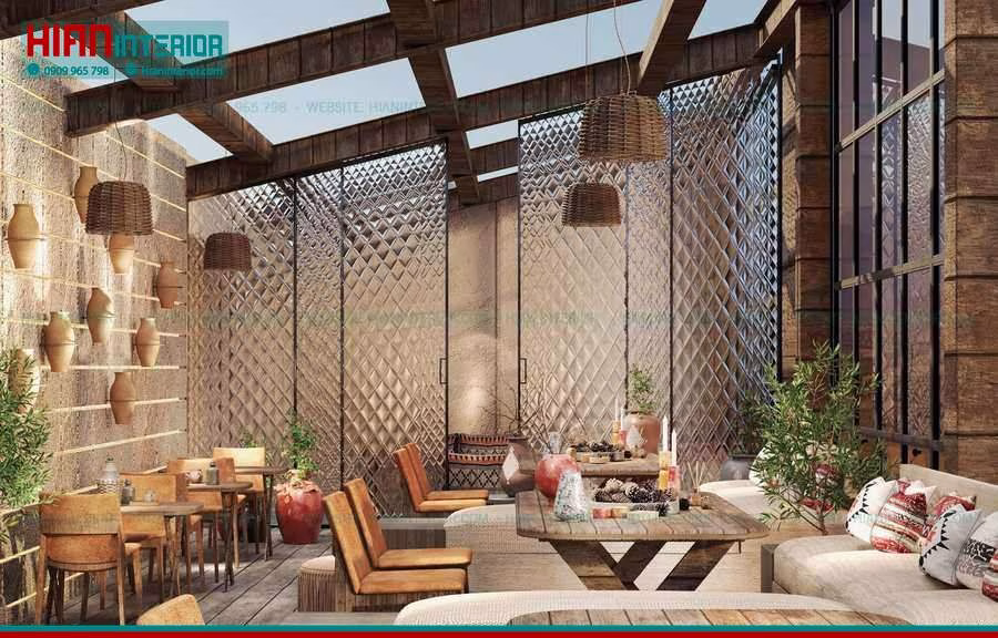 Thiết Kế Nhà Hàng Địa Trung Hải Ấn Tượng