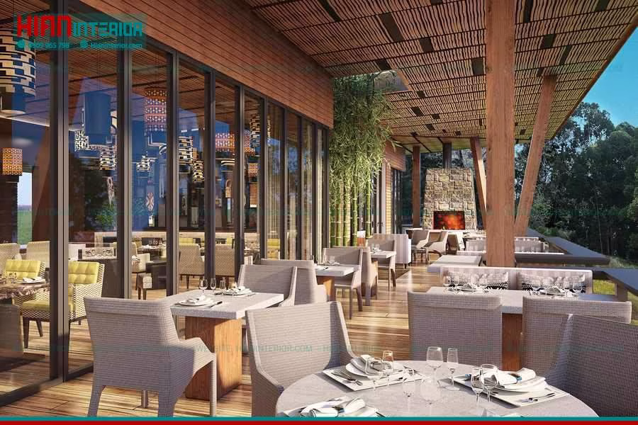 Báo Giá Thi Công Nhà Hàng Địa Trung Hải