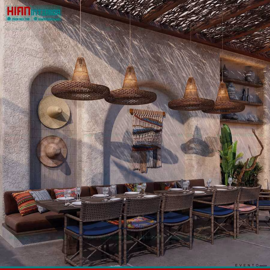 Thiết Kế Nhà Hàng Địa Trung Hải Ven Biển