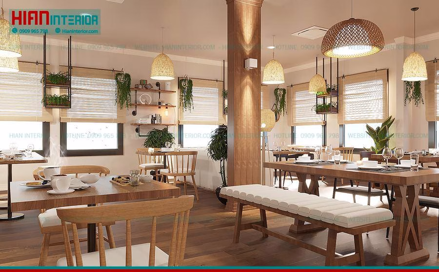 Mẫu Nhà Hàng Hiện Đại Đẹp