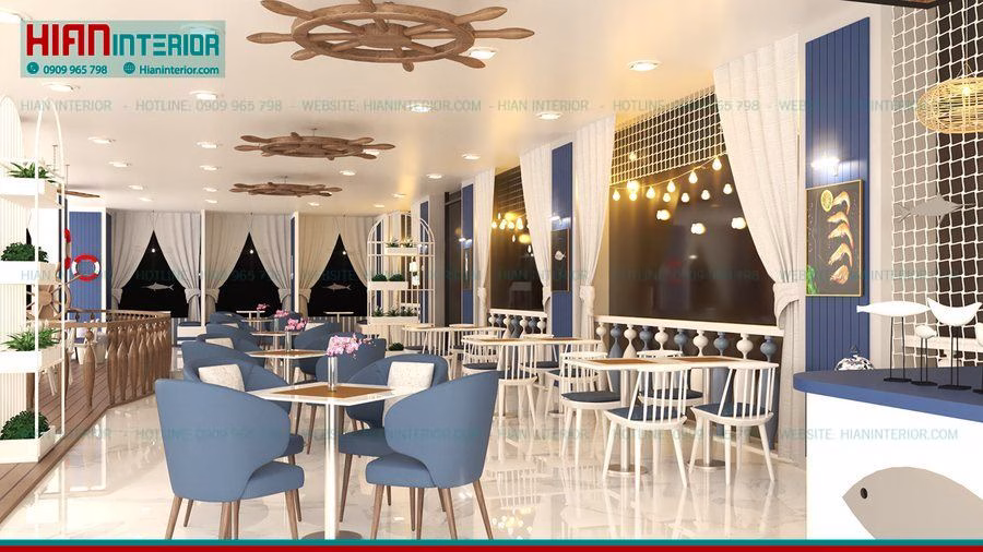 Giá Thiết Kế Nhà Hàng Hiện Đại