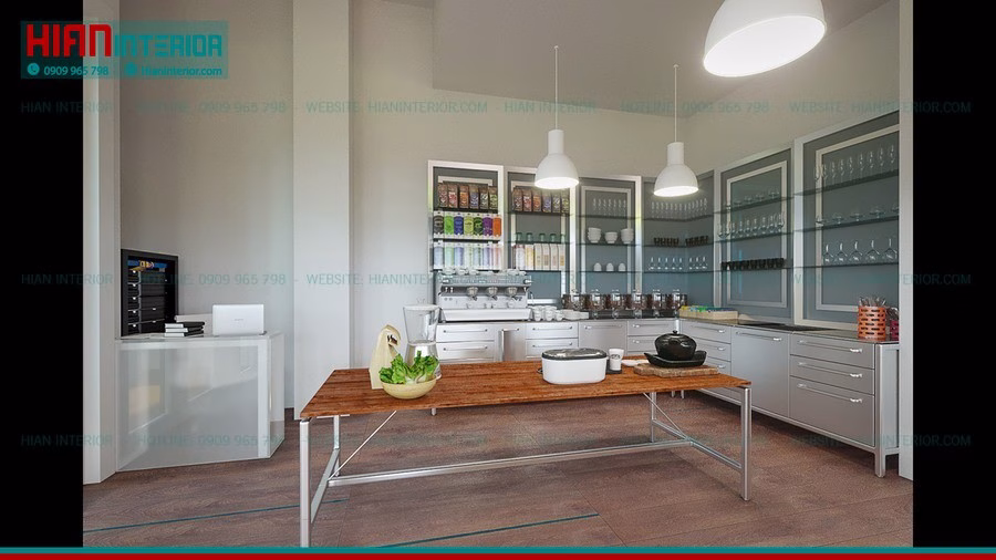 Thi Công Nhà Hàng Hiện Đại Đẹp