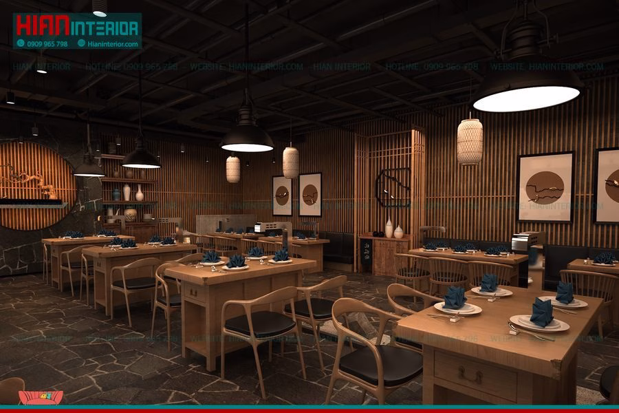 Thiết Kế Nhà Hàng Nhật