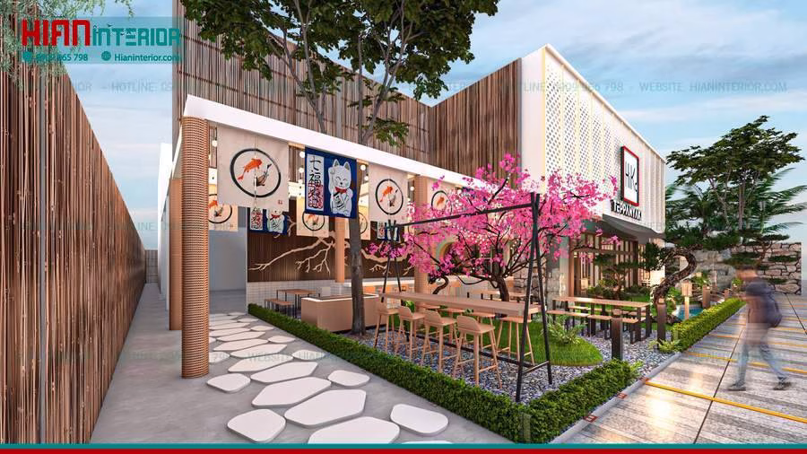 Mẫu Nhà Hàng Nhật Đẹp