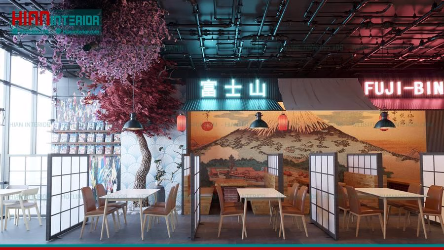 Thiết Kế Nhà Hàng Nhật Hiện Đại