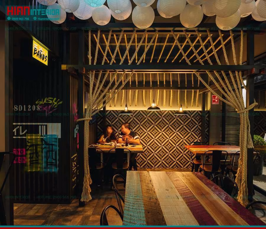 Thiết Kế Nhà Hàng Nhật Tinh Tế